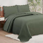 Colcha Solteiro Camesa Ilusion Bricks - Verde