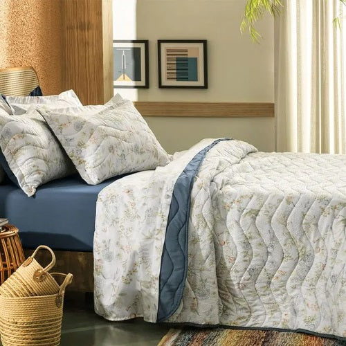 Colcha Solteiro Altenburg Toque Acetinado - Campestre