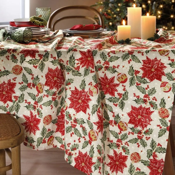 Toalha de Mesa Natal Döhler - Celebra Natal 1,60x2,40