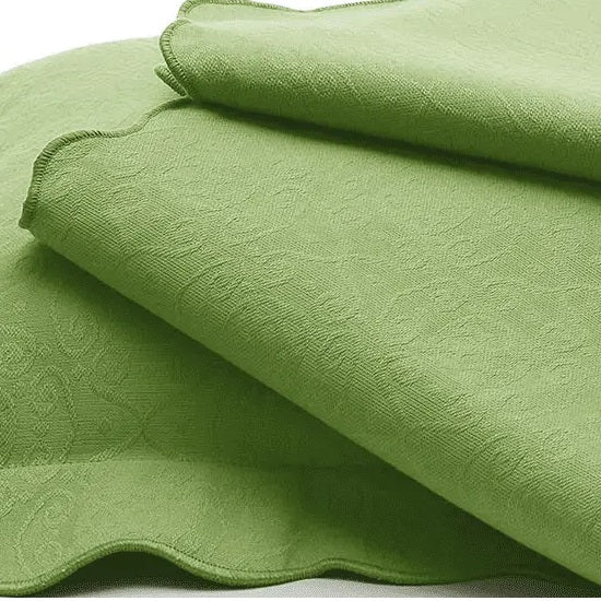 Colcha Casal Tognato Piquet Capela - Chá Verde