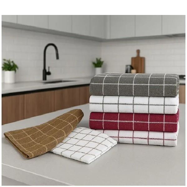 Pano de Copa Teka - Chef Listrado Cinza