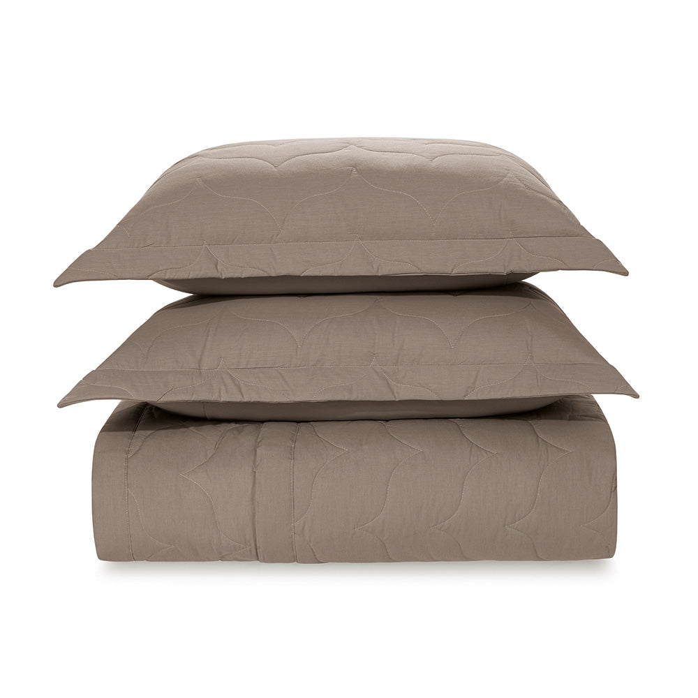 Colcha Queen Karsten Tom 200 Fios - Marrom 70131