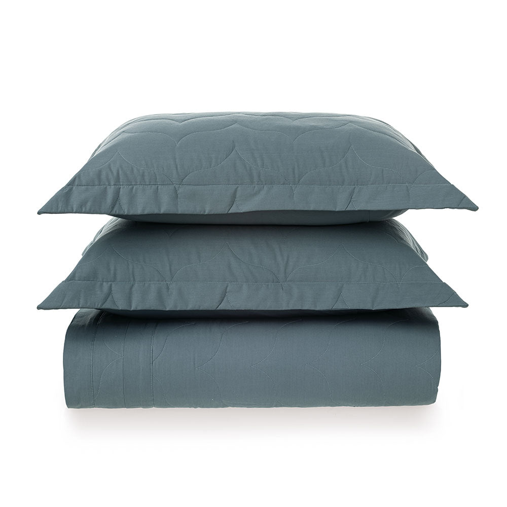 Colcha Casal Karsten Tom 200 Fios - Azul 30263