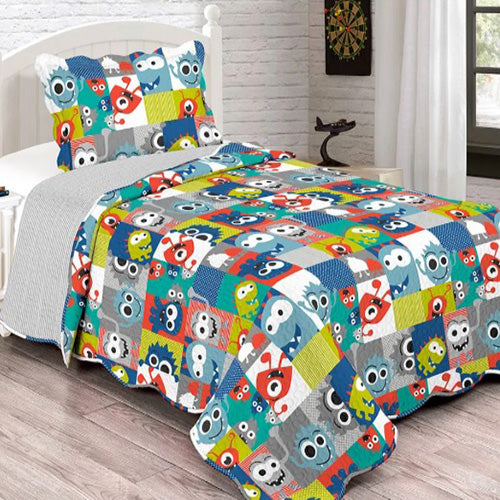 Colcha Infantil Camesa Evolution - Monster