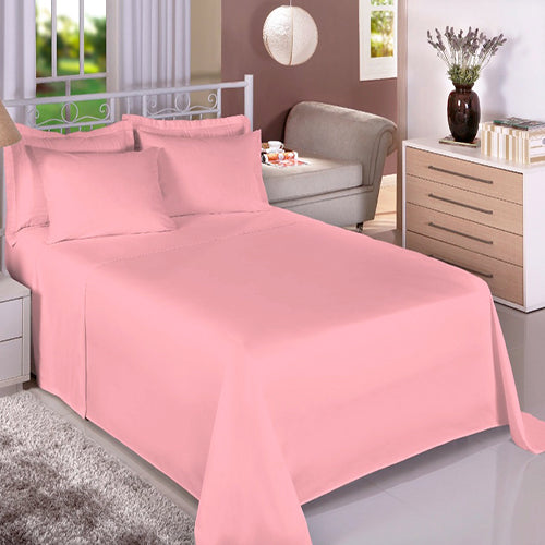 Jogo de Cama Solteiro Monte Santo 180 Fios - Rosa Antigo