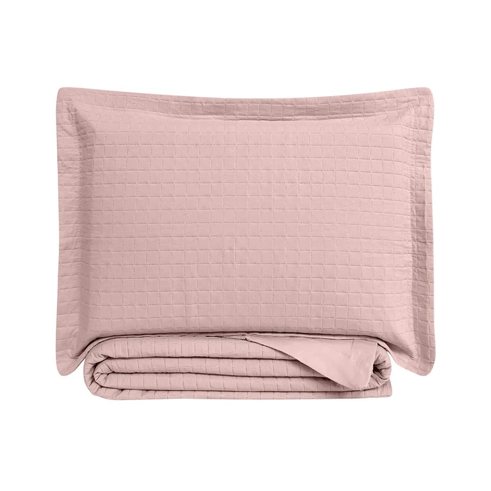 Colcha Solteiro Camesa - Loft Rosa