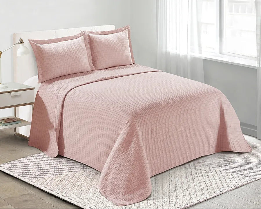 Colcha Solteiro Camesa - Loft Rosa