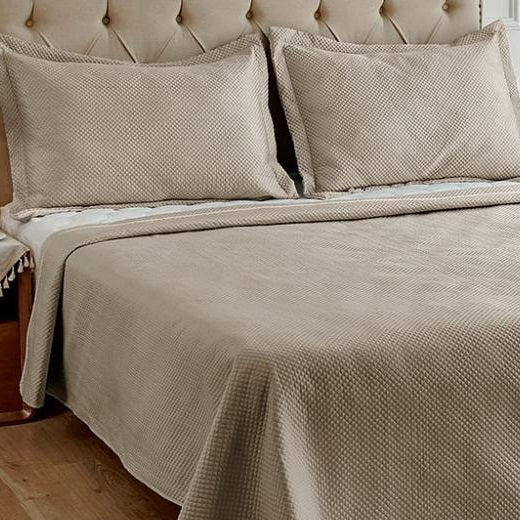 Colcha Casal Camesa Neo Clássico Diamonds - Bege