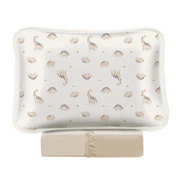 Kit Cama Berço Padrão Malha Baby Monte Santo 2 Peças - Dino