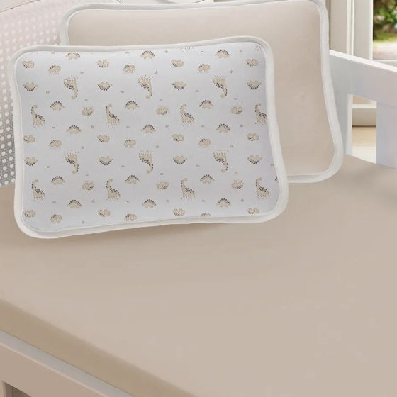 Kit Cama Berço Padrão Malha Baby Monte Santo 2 Peças - Dino