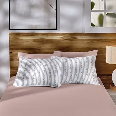 Kit Cama Casal Monte Santo Malha Estampado 3 peças - Doce Amore