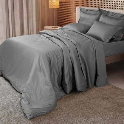 Jogo de Cama Queen 300 Fios Marken Fassi - Infinito Cinza