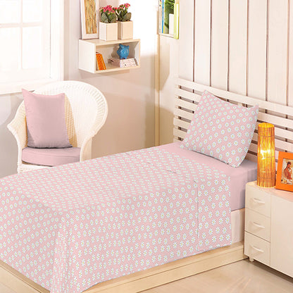 Jogo de Cama Infantill Estamparia 150 Fios - Flor 7684