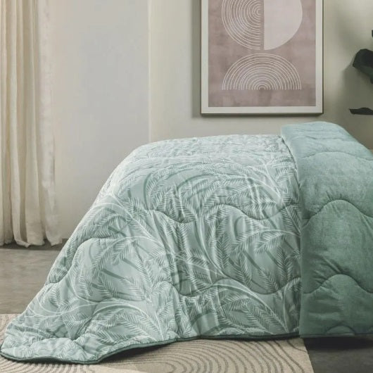 Edredom Queen Altenburg Blend Confort - Folhas