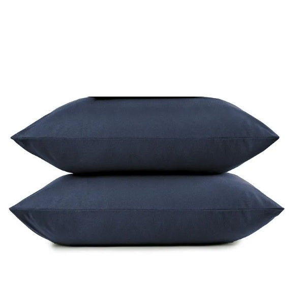 Jogo de Fronha Altenburg 50x70cm Malha  - Azul