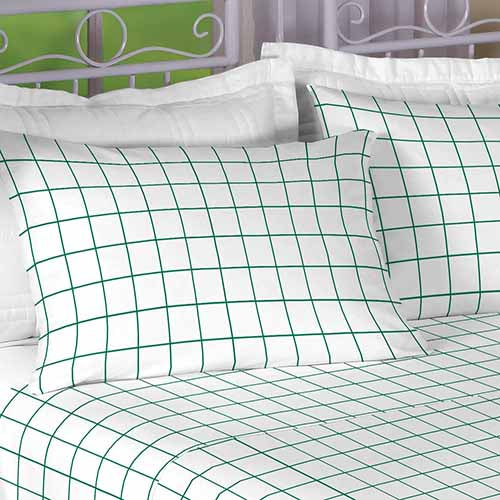 Fronha Avulsa Estamparia 50cm x 70cm Estampado - Verde