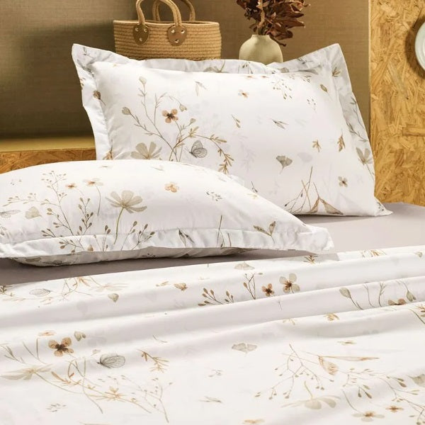 Jogo de Cama Queen Altenburg Toque Acetinado 4 peças - Golden