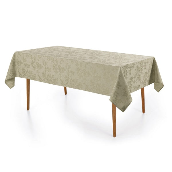 Toalha Mesa Retangular Karsten Sempre Limpa 1,60x3,20 -  Grazia Alecrim