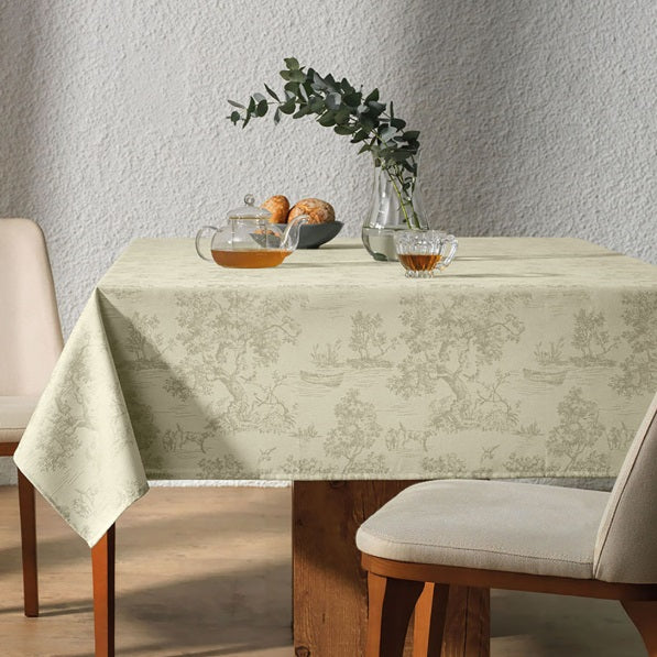 Toalha Mesa Quadrada Karsten Sempre Limpa 1,80x1,80 -  Grazia Alecrim