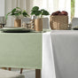 Toalha de Mesa Karsten 8 Lugares Retangular Sempre Limpa  1,60x2,70 - Herbare Cinza