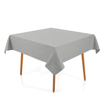 Toalha Mesa Karsten Sempre Limpa - Herbare Cinza 1,60x2,70