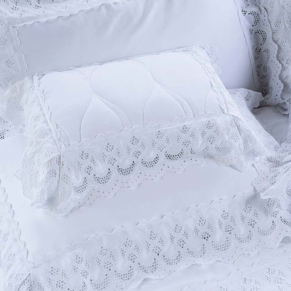 Jogo de Cama Queen 300 Fios Marken Fassi - Infinito Branco