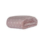 Cobertor Queen Kacyumara Vintage Poá - Rosa