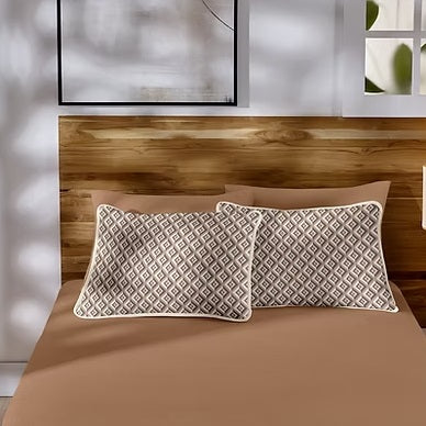 Kit Cama King Monte Santo Malha Estampado 3 peças - Luigi