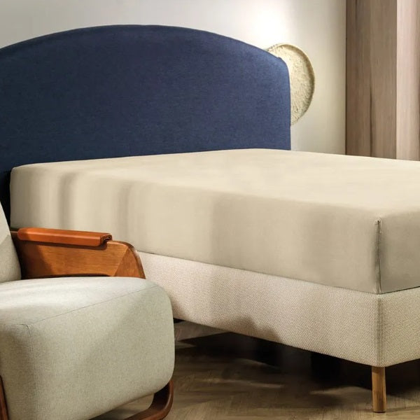 Lençol Solteiro King 1,10 Altenburg Malha - Bege