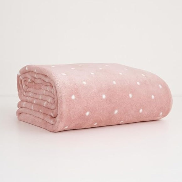 Cobertor Casal Corttex Poá - Rosa