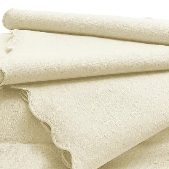 Colcha Casal Tognato Piquet Capela - Marfim