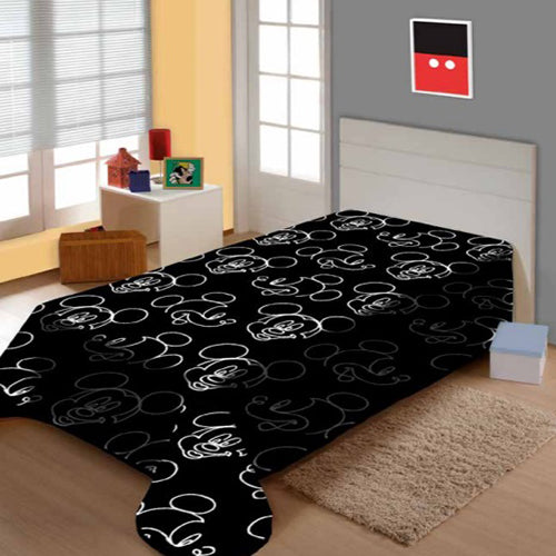 Manta Solteiro Microfibra Jolitex - Mickey