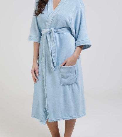 Roupão Feminino Atlântica Sofisticata M - Azul