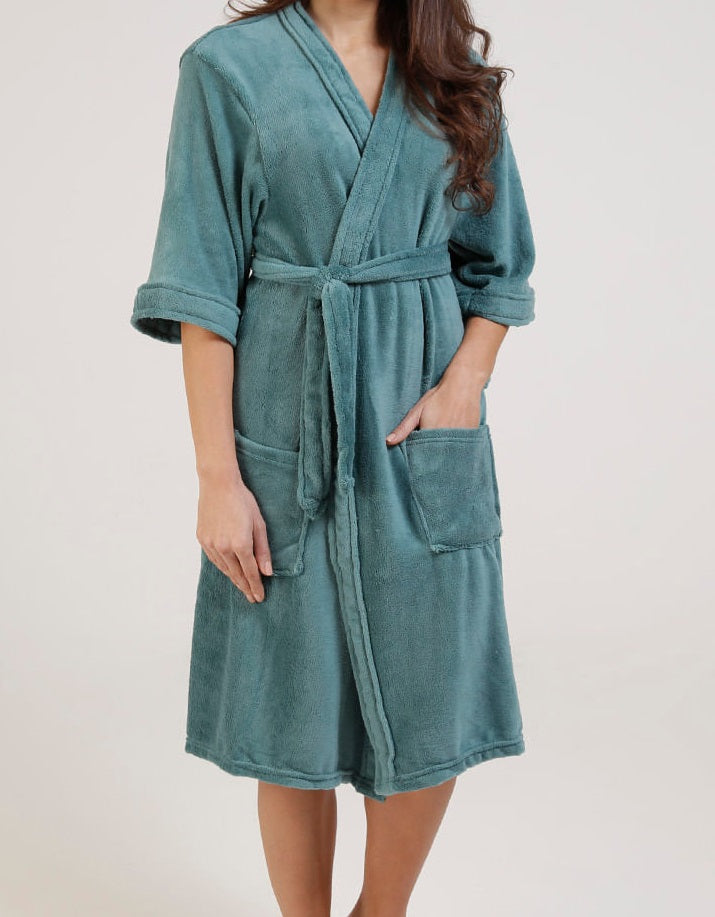Roupão Feminino Atlântica Sofisticata M - Verde
