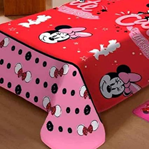 Manta Solteiro Microfibra Jolitex - Minnie