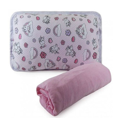 Kit Berço Padrão Malha Baby Monte Santo 2 Peças - Unicórnio