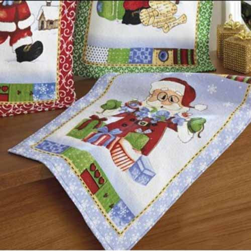 Pano de Copa Natal Döhler 68 - Azul