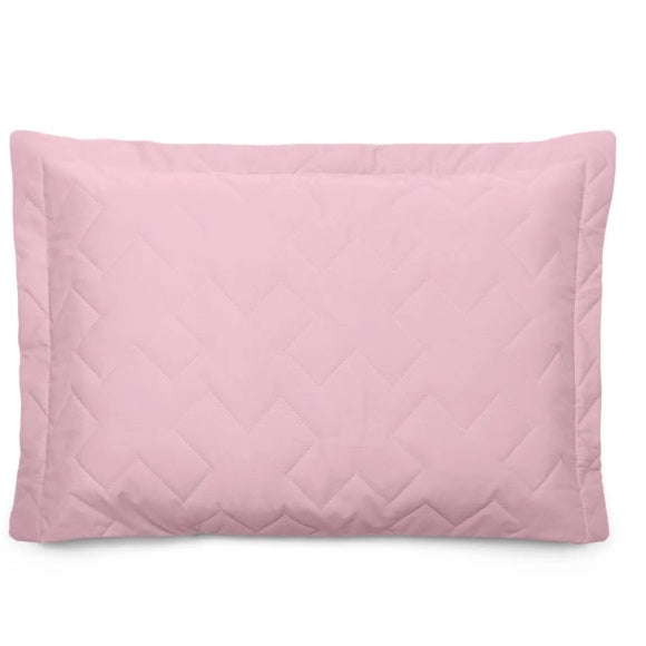Porta-Travesseiro Bouton 230 Fios Reffinata - Rosa Chic