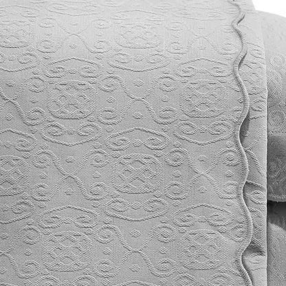 Colcha Queen Tognato Piquet Capela - Platina