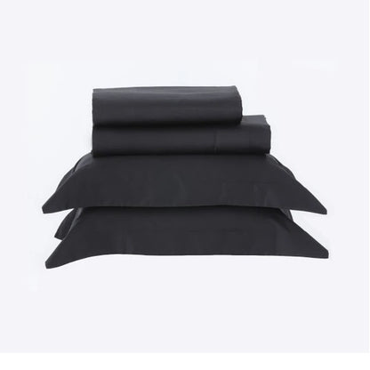 Jogo de Cama King Kacyumara 300 Fios - Preto