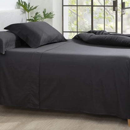 Jogo de Cama King Kacyumara 300 Fios - Preto