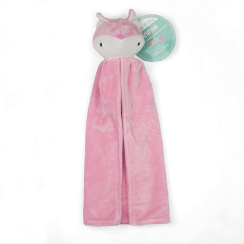 Naninha Bouton Bebê Microfibra - Raposa Rosa