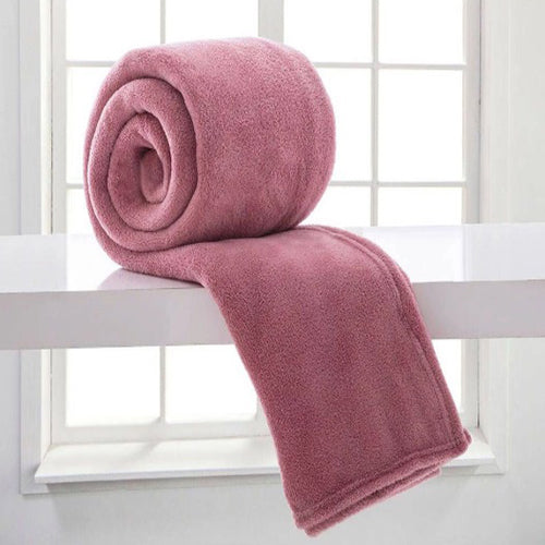 Manta King Microfibra Corttex - Rosa