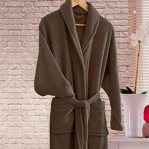 Roupão Unissex Corttex Home Desing G - Taupe