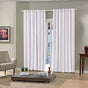 Cortina Pratika Slim Bella Janela Tecido + Blackout 2,60x1,70m - Branca