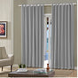Cortina Pratika Slim Bella Janela Tecido + Blackout 2,60x1,70m - Cinza
