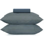 Kit Cama King Altenburg Toque Acetinado 3 peças Slim - Marinho