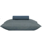 Kit Cama Solteiro Altenburg Toque Acetinado 2 peças - Slim Marinho