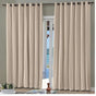 Cortina Pratika Slim Bella Janela Tecido + Blackout 2,60x1,70m - Bege Duna