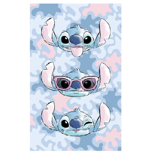 Toalha de Banho Infantil Döhler - Stitch Azul